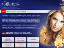 Tablet Screenshot of cosmea.pl